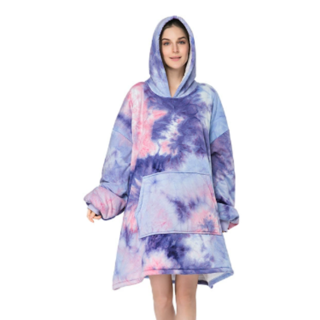 Oversized Hooded Blanket Wrap — Cosy Loungewear for Relaxing at Home & Snuggling on the Sofa | Koossa
