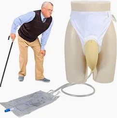 Reusable Urine Drainage Bag 1000ml Medical Grade Silicone Incontinence System for Men & Women Mobility Aid | Lonoma