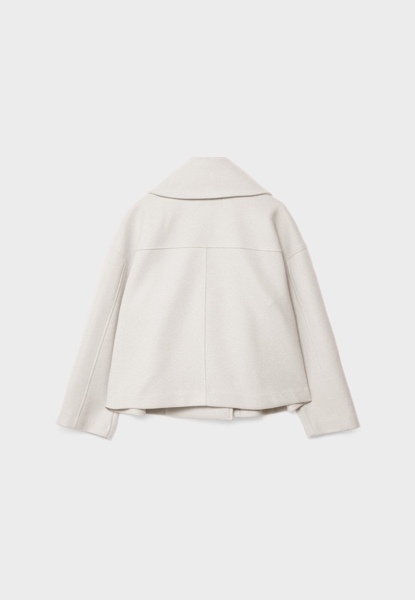 Women's Double-Breasted Cropped Jacket — Classic Tailored Blazer with Notched Collar for Smart Casual & Office Wear | Koossa