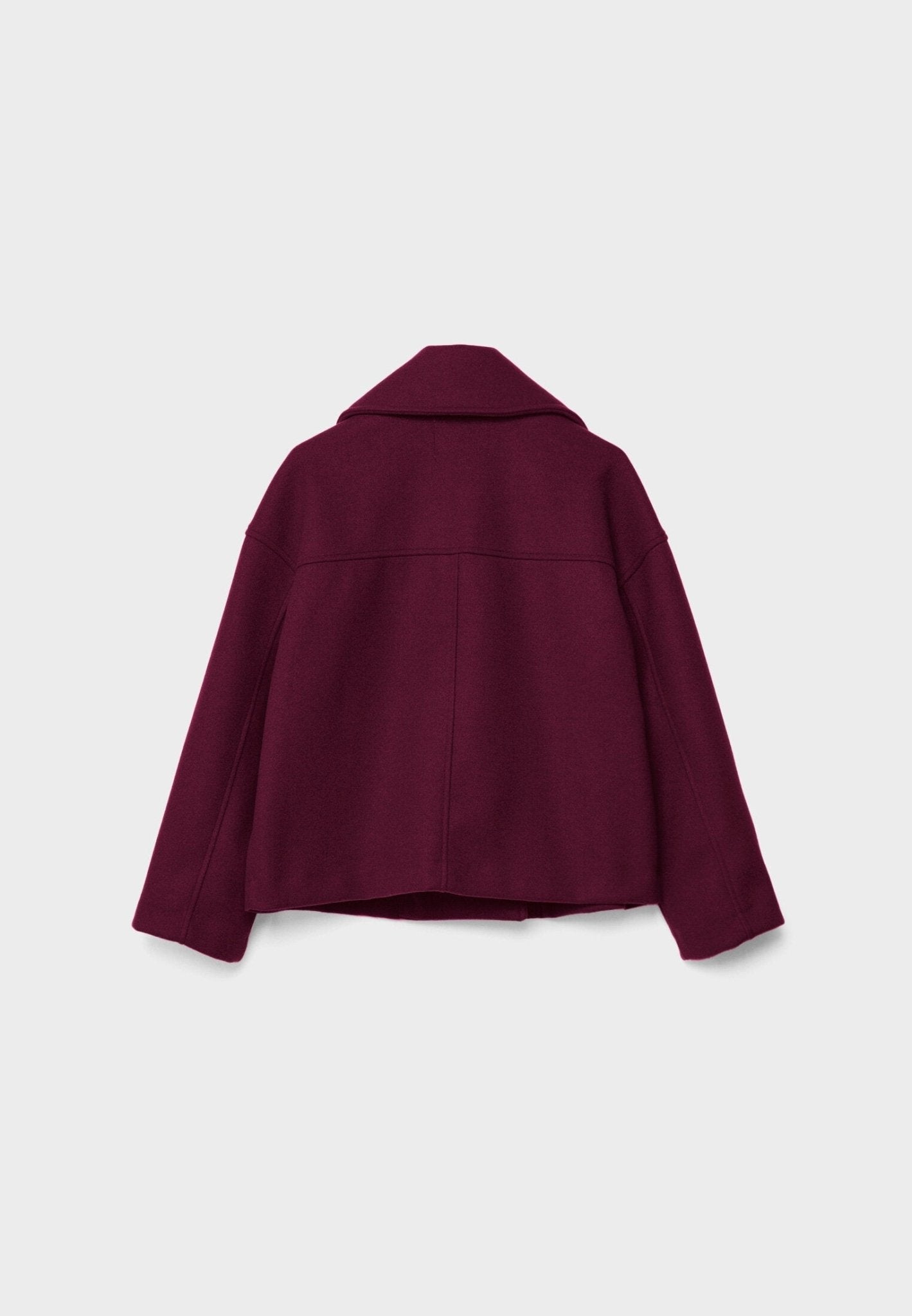 Women's Double-Breasted Cropped Jacket — Classic Tailored Blazer with Notched Collar for Smart Casual & Office Wear | Koossa