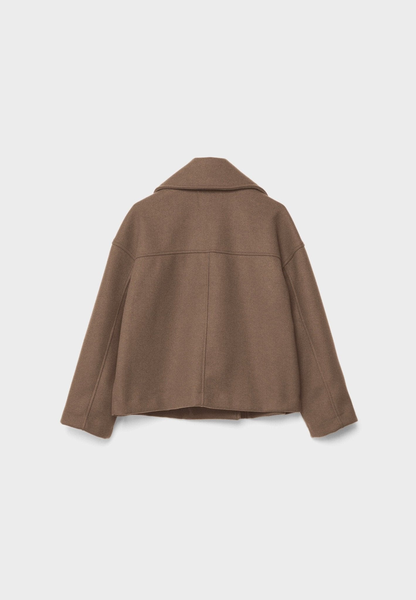 Women's Double-Breasted Cropped Jacket — Classic Tailored Blazer with Notched Collar for Smart Casual & Office Wear | Koossa