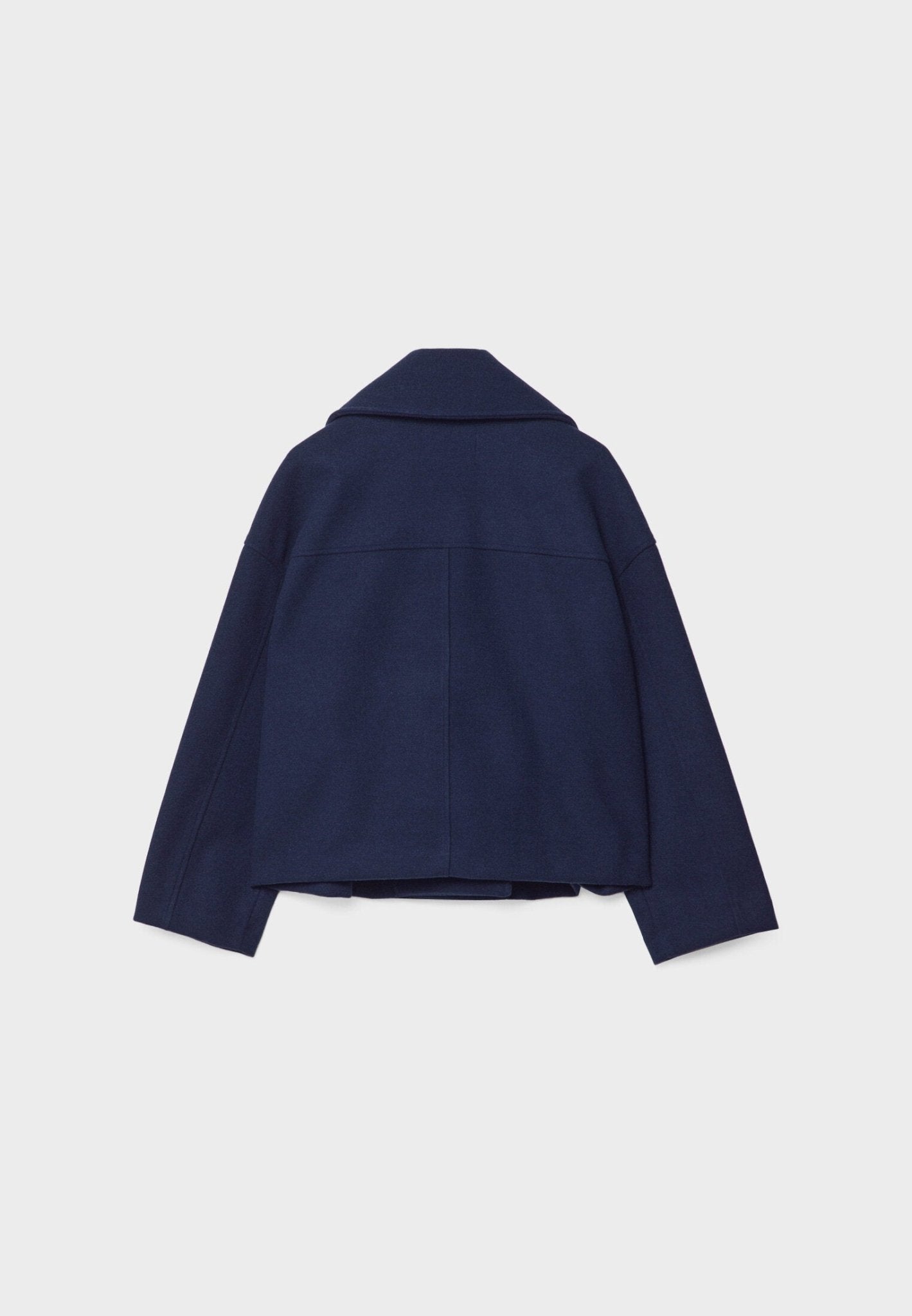 Women's Double-Breasted Cropped Jacket — Classic Tailored Blazer with Notched Collar for Smart Casual & Office Wear | Koossa