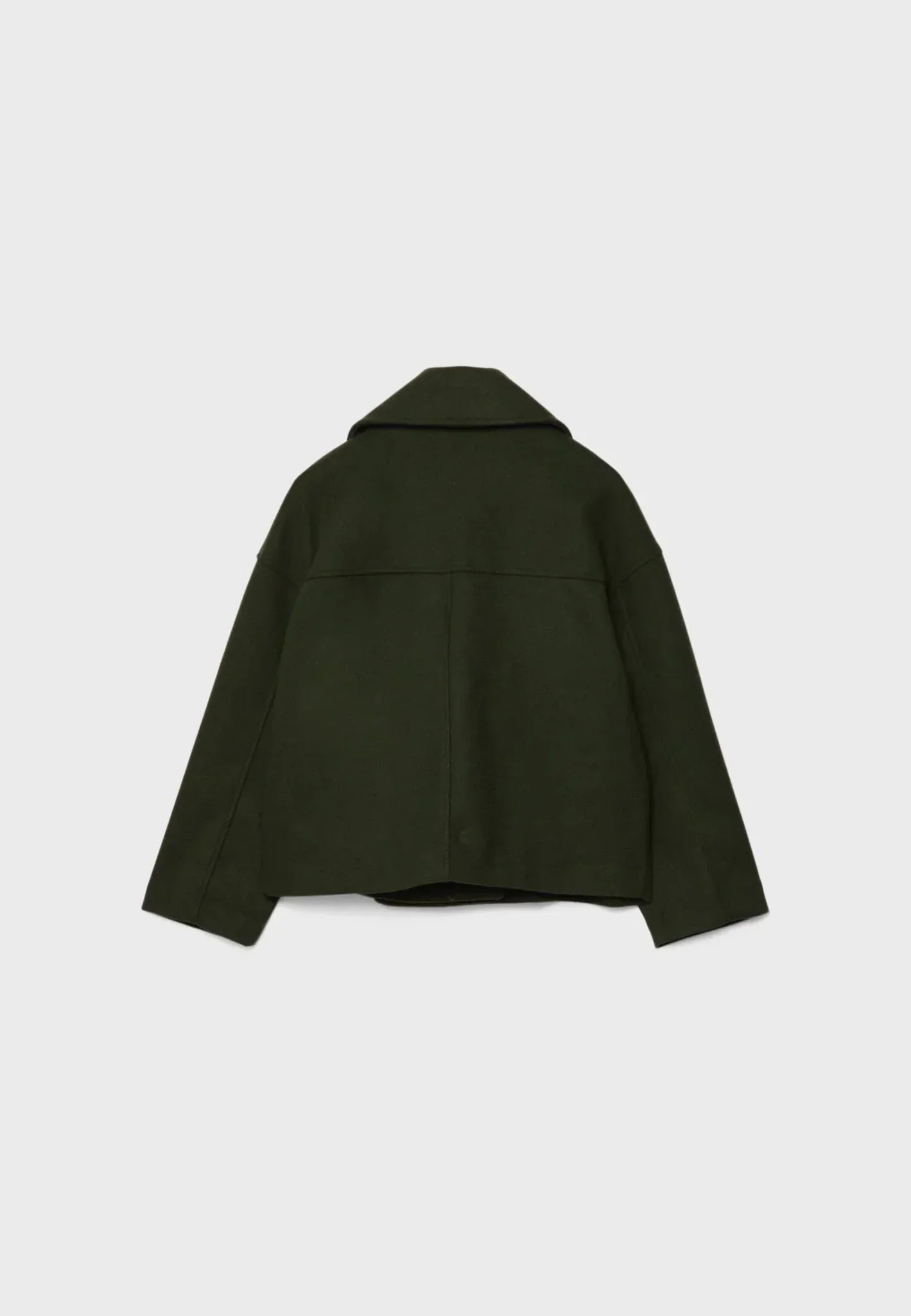 Women's Double-Breasted Cropped Jacket — Classic Tailored Blazer with Notched Collar for Smart Casual & Office Wear | Koossa