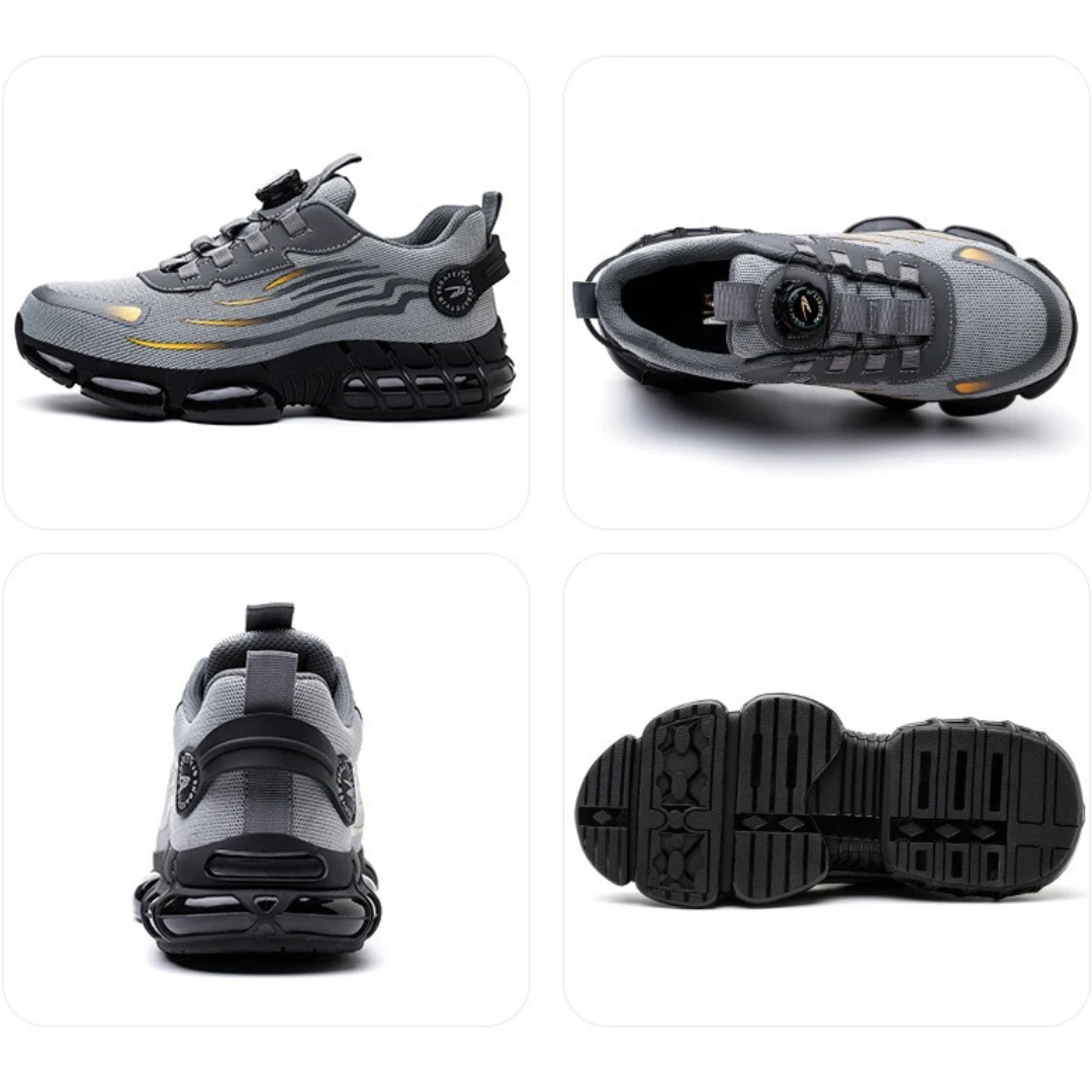 Unisex Protective Work Shoes with Steel Toe Cap — Lightweight Safety Footwear for Workplace Protection | Koossa