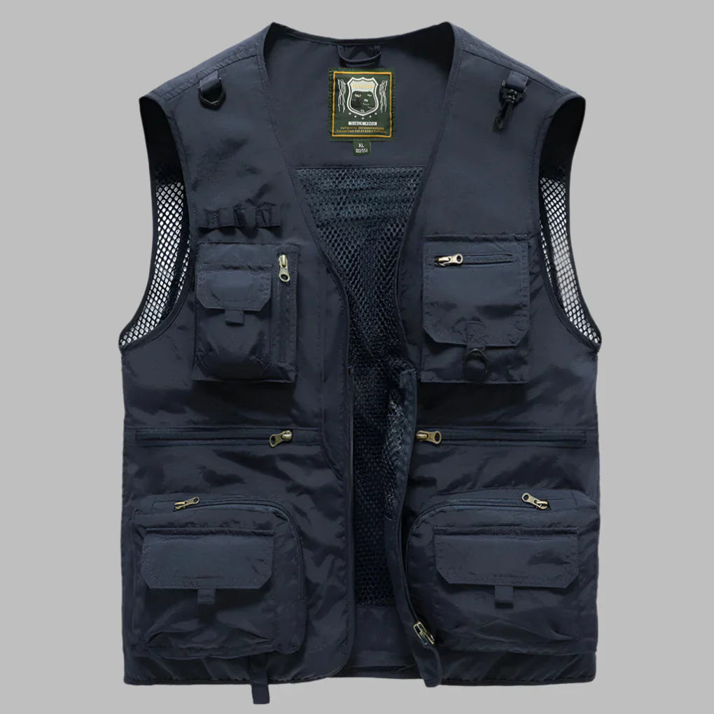 Women's Multi-Pocket Gilet — Lightweight Travel Waistcoat for Spring & Summer Outdoor Adventures | Koossa