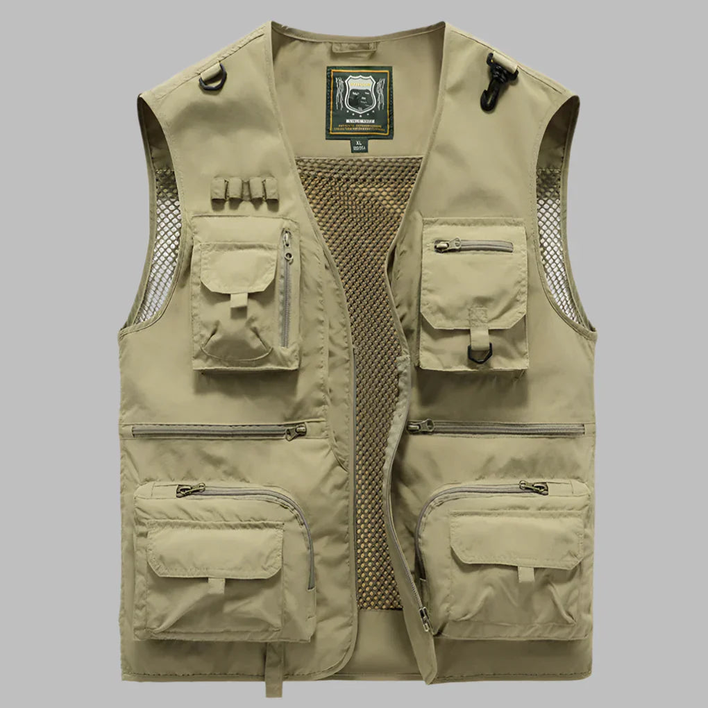 Women's Multi-Pocket Gilet — Lightweight Travel Waistcoat for Spring & Summer Outdoor Adventures | Koossa