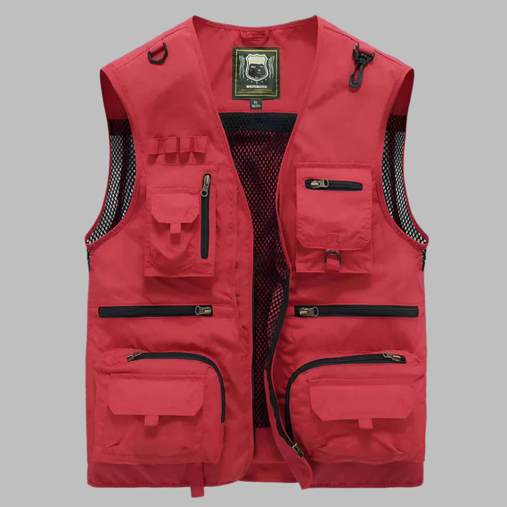 Women's Multi-Pocket Gilet — Lightweight Travel Waistcoat for Spring & Summer Outdoor Adventures | Koossa