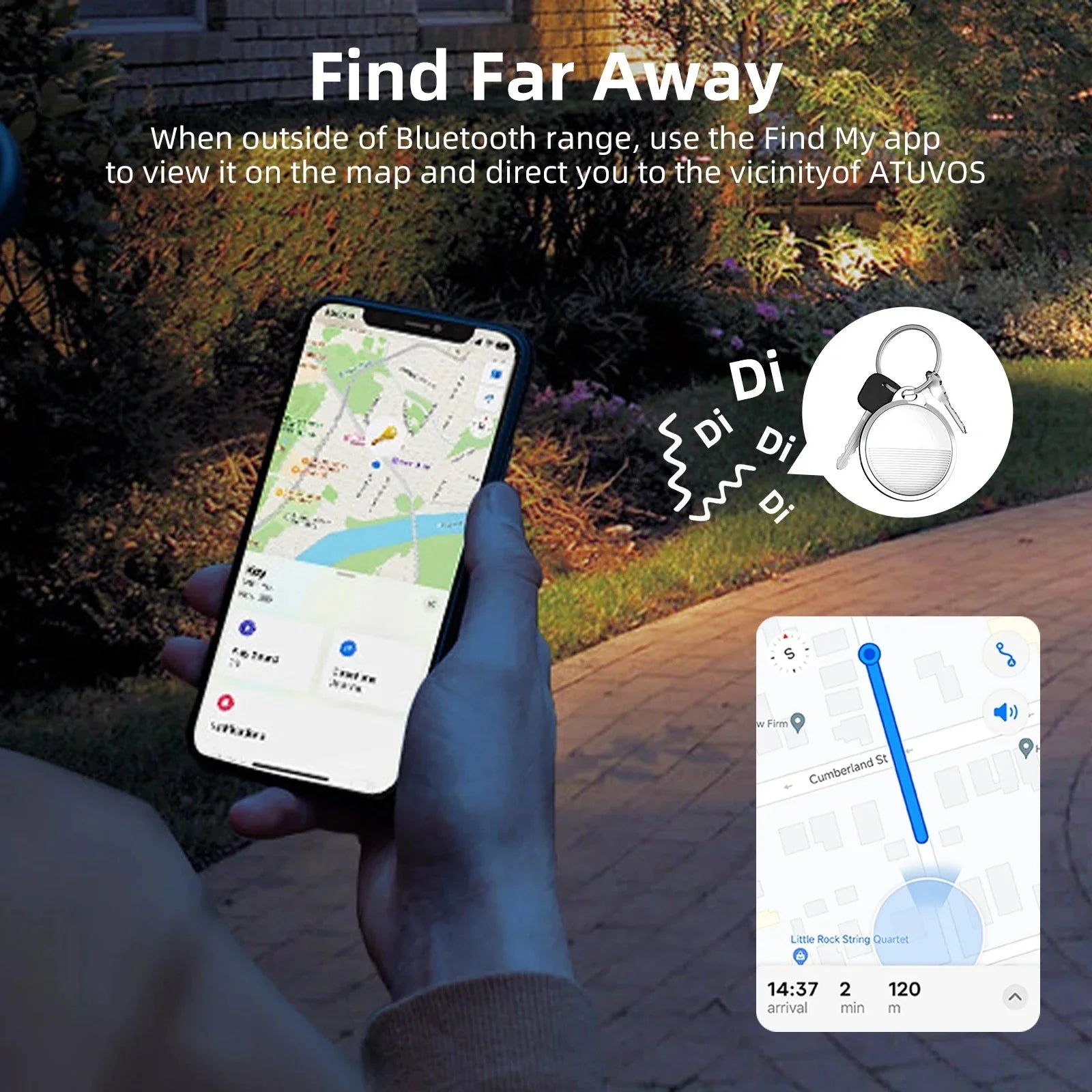 Pet Tracker Apple Find My iOS Bluetooth No SIM CR2032 Reflective Collar Cat Dog Locator Lost Mode | Koossa