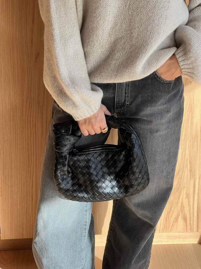 Women's Woven Mini Handbag — Elegant Compact Bag for Day & Evening Occasions | Koossa