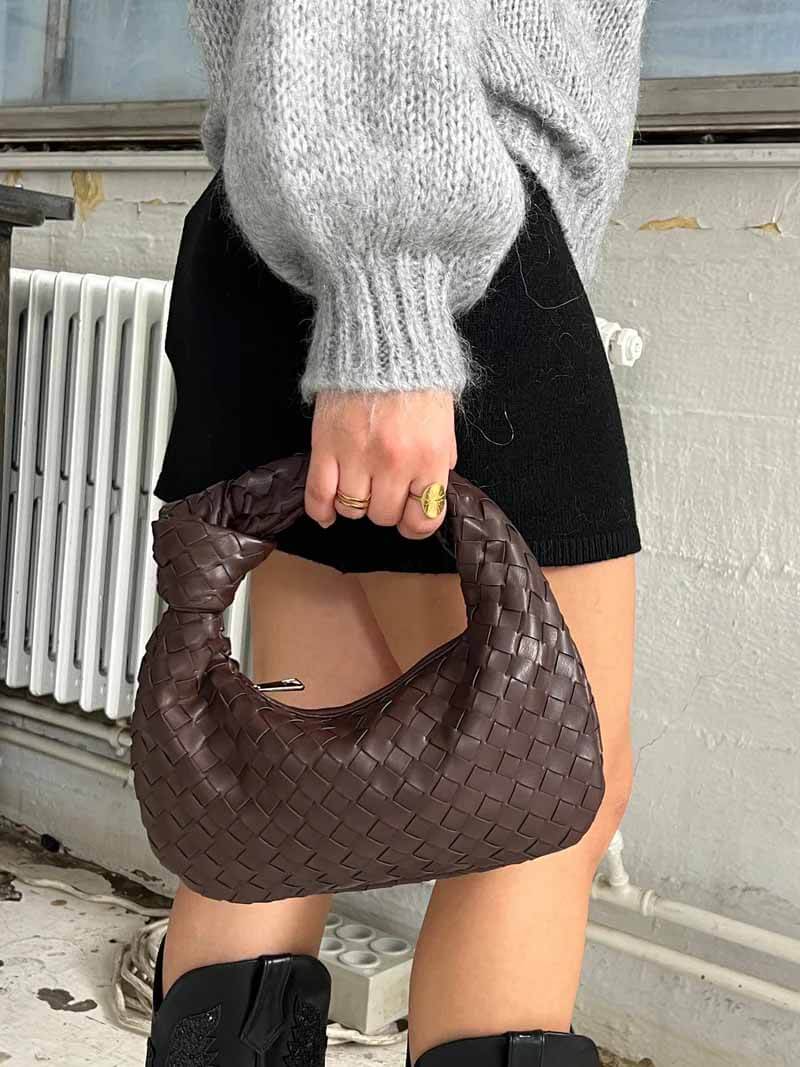 Women's Woven Mini Handbag — Elegant Compact Bag for Day & Evening Occasions | Koossa