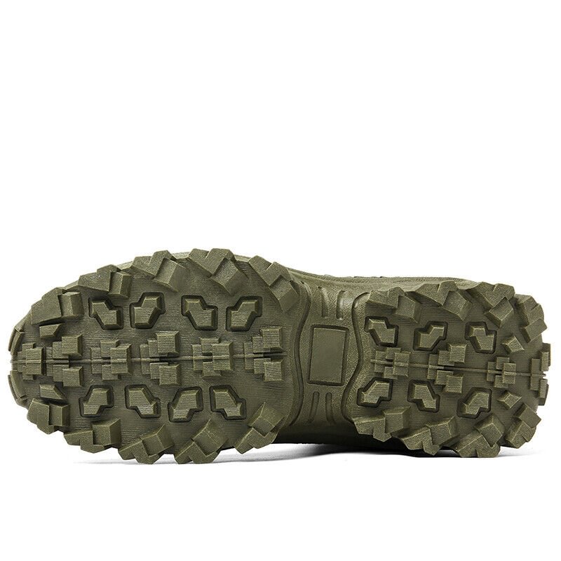 Men's Waterproof Tactical Hiking Boots with Ankle Support for Outdoor Trails Work and Camping | Lonoma