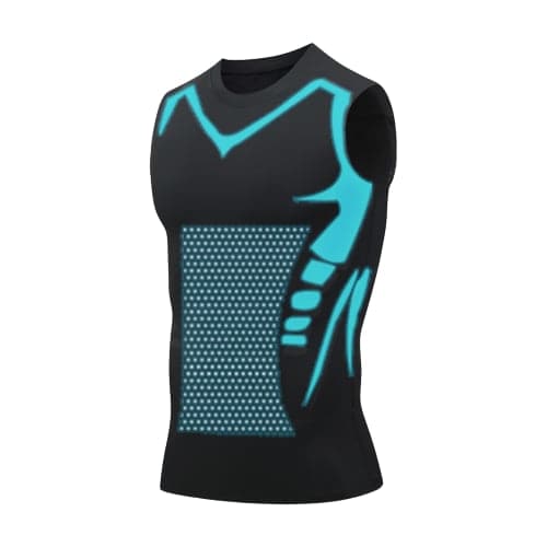 Men's Slimming Compression Tank Top, Sleeveless Body Shaper Undershirt, Breathable Chest Support for Gym, Office & Daily Wear | Lonoma