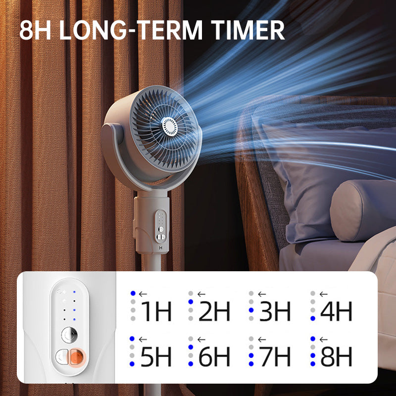 USB Pedestal Fan with Remote Control — Whisper-Quiet Oscillating Cooling Fan for Home & Office Use | Koossa
