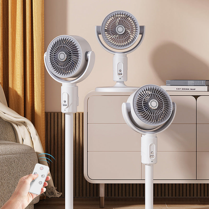 USB Pedestal Fan with Remote Control — Whisper-Quiet Oscillating Cooling Fan for Home & Office Use | Koossa