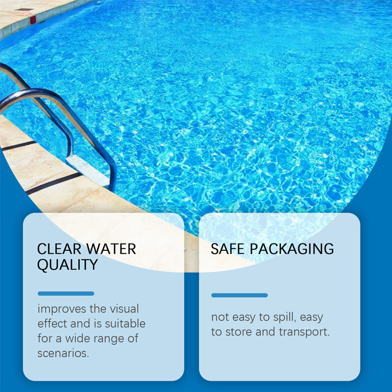 Solution d'Entretien Piscine 100 ml Sans Chlore Eau Limpide Anti-Algues Spa Jacuzzi Bassin Gonflable Hygiène | Koossa