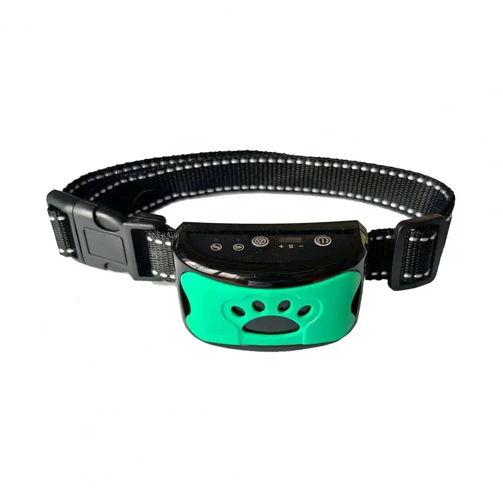 Dog Bark Collar Beep Vibration Rechargeable USB Adjustable 4.7–22 in 7 Sensitivity Levels Anti-Bark Training | Koossa