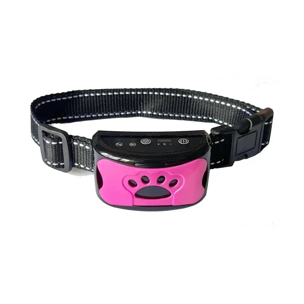 Dog Bark Collar Beep Vibration Rechargeable USB Adjustable 4.7–22 in 7 Sensitivity Levels Anti-Bark Training | Koossa