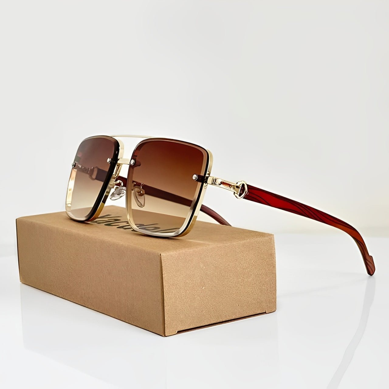 Aviator Sunglasses with UV400 Protection – Classic Metal Frames with Gradient Lenses in Five Timeless Shades | Koossa