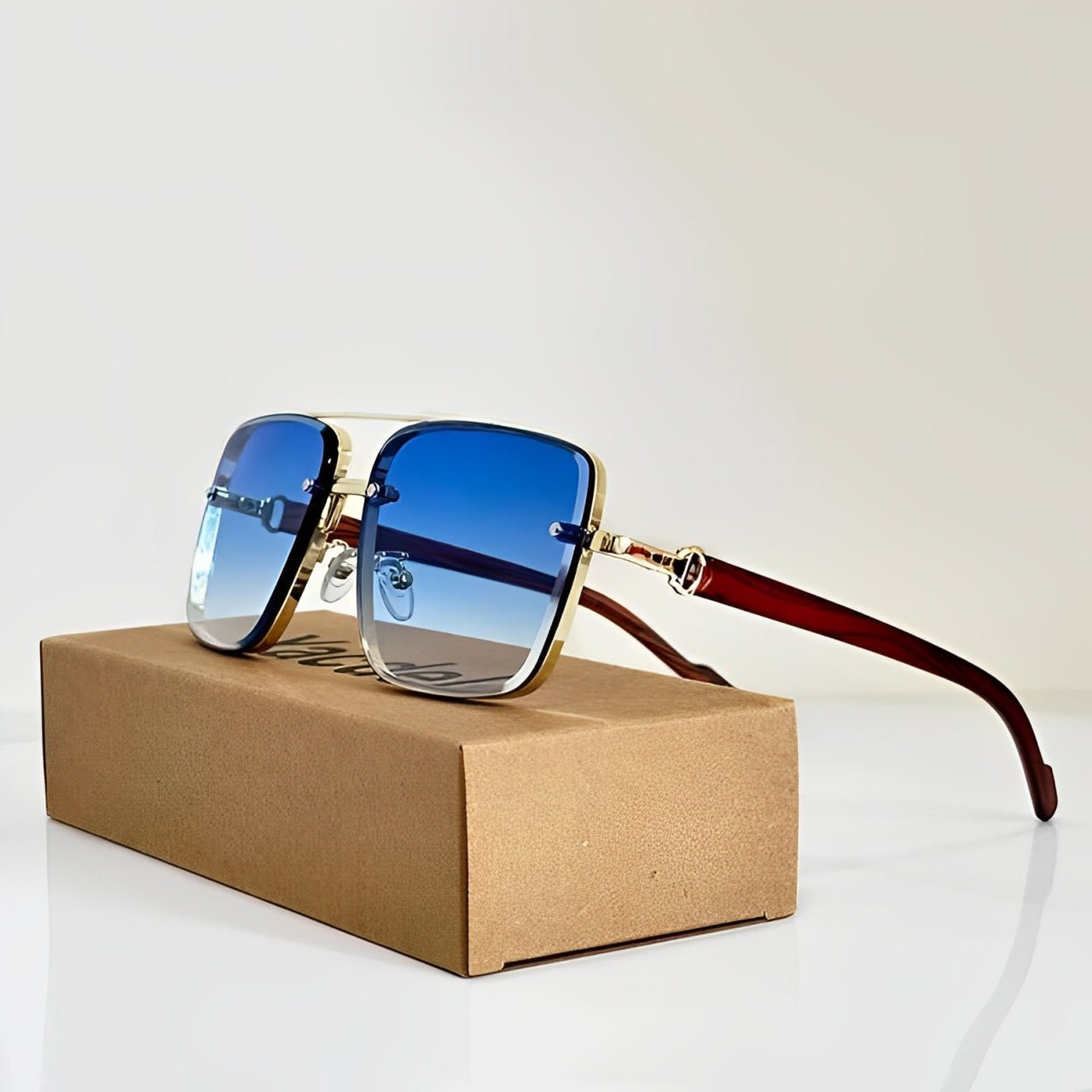 Aviator Sunglasses with UV400 Protection – Classic Metal Frames with Gradient Lenses in Five Timeless Shades | Koossa