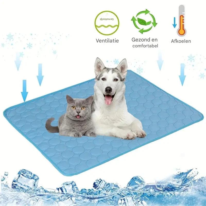 Pet Cooling Mat for Dogs and Cats — Self-Cooling Summer Bed for Indoor and Travel Use | Koossa