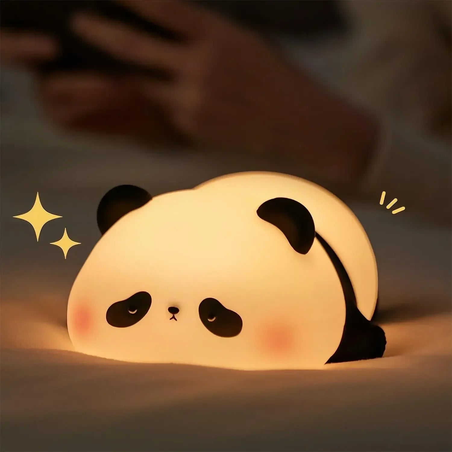 Veilleuse douce enfant en silicone avec minuteur 30 min lumière apaisante chambre nuit anti-peur portable | Koossa