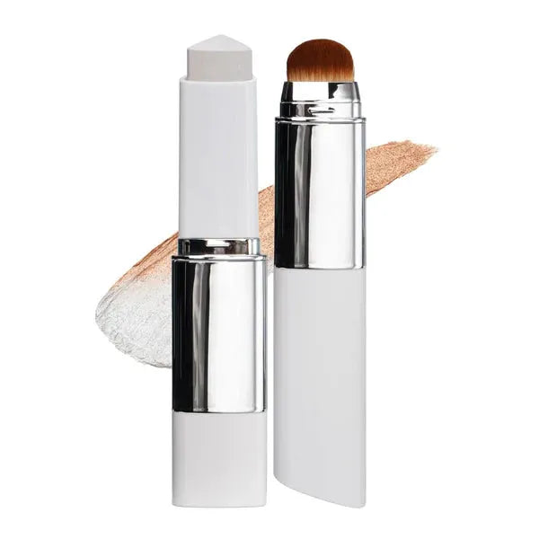 Women's 2-in-1 Foundation Stick with Integrated Brush — Flawless Coverage for Mature Skin & On-the-Go Touch-Ups | Koossa