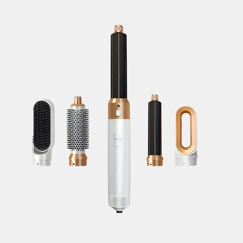 5-in-1 Ionic Styling Brush with Coanda Technology — Professional Blow-Dry & Curl Styling Tool | Koossa