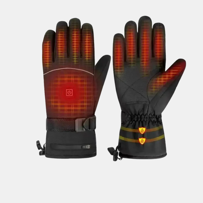 Unisex Heated Waterproof Gloves with Three Temperature Settings for Winter Sports & Outdoor Activities | Koossa