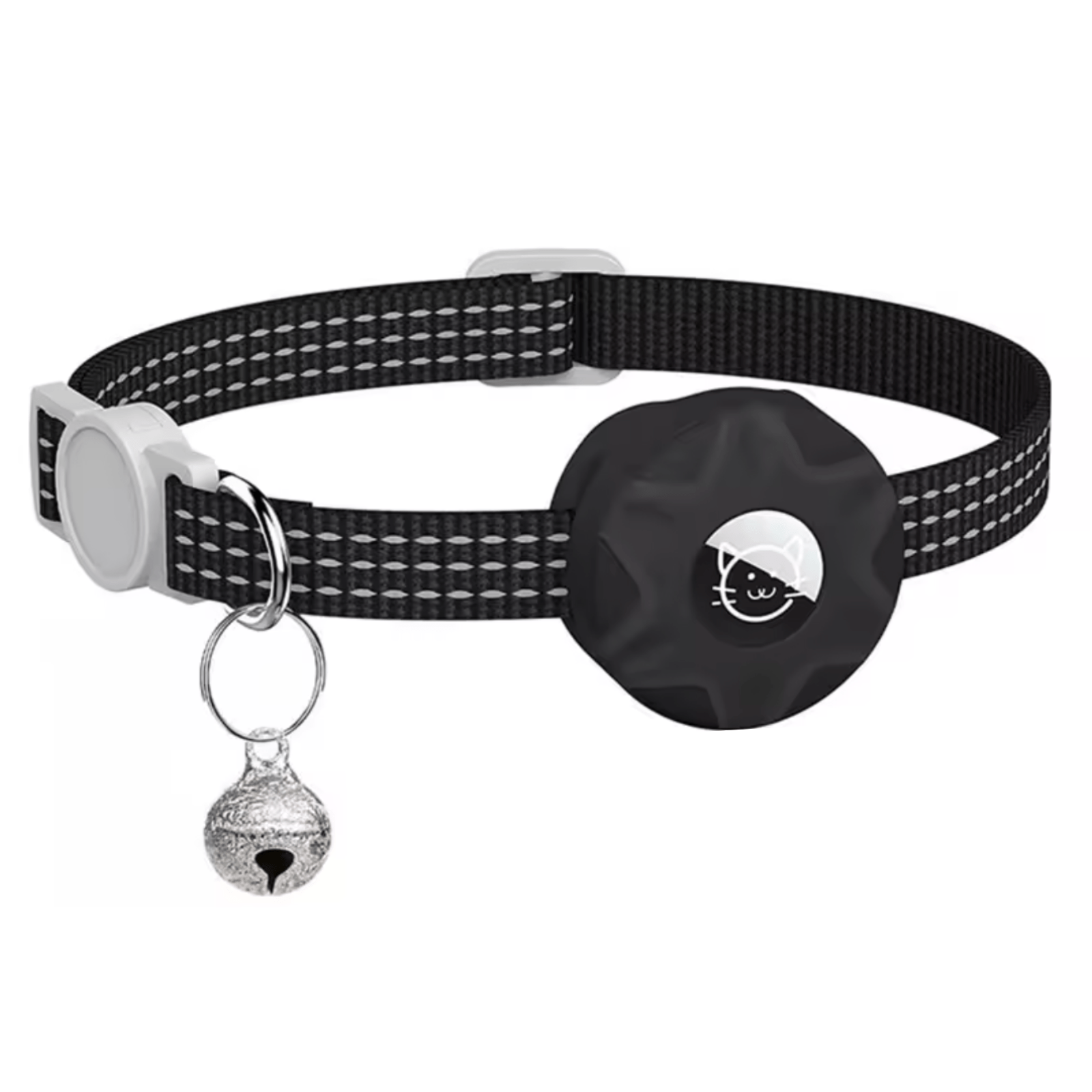 Pet Tracker Apple Find My iOS Bluetooth No SIM CR2032 Reflective Collar Cat Dog Locator Lost Mode | Koossa