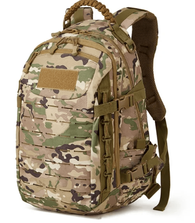 30-Liter MOLLE Hiking Backpack Water-Resistant Tactical Rucksack for Camping Outdoor Adventures Trekking Day Trips Modular Gear Storage | Lonoma