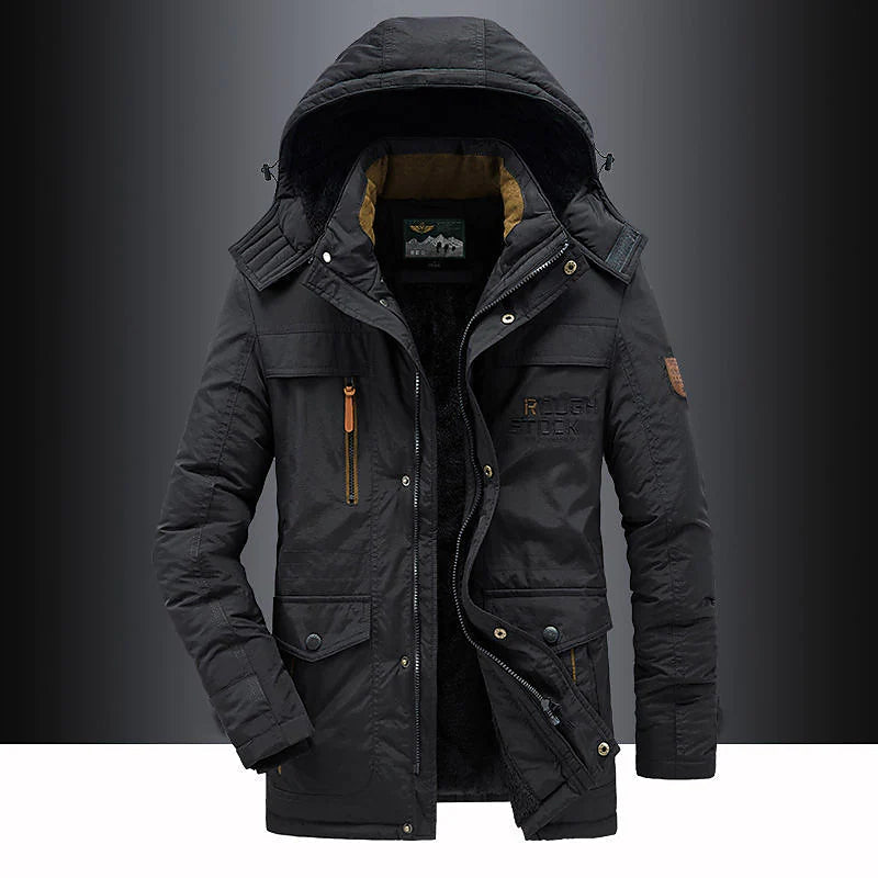Women's Quilted Parka Jacket — Warm Insulated Winter Coat with Hood for Everyday & Outdoor Wear | Koossa