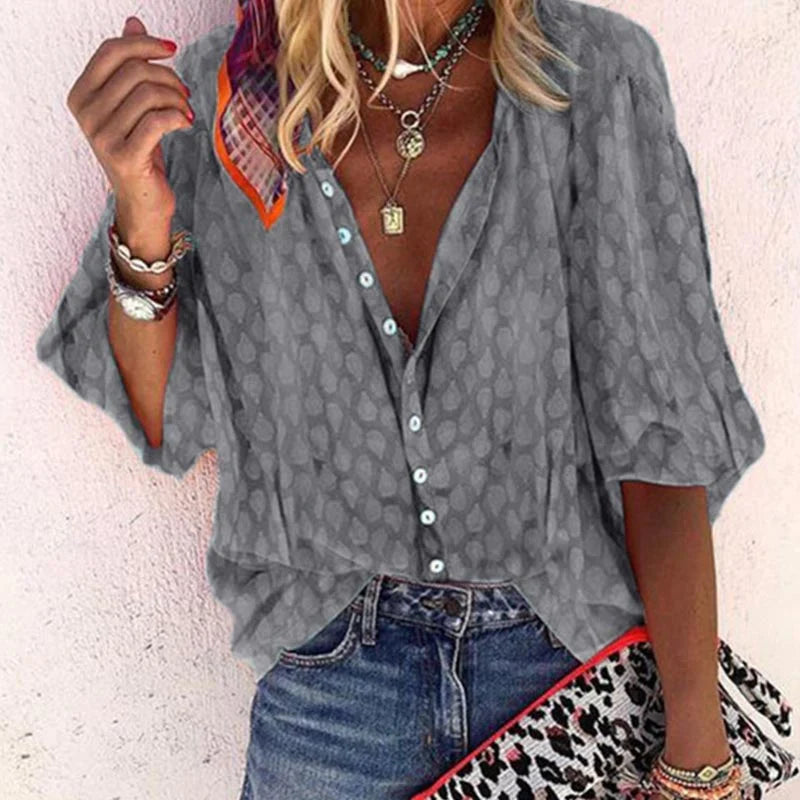 Women's Lightweight Summer Blouse — Elegant Everyday Blouse for Warm Days & Casual Occasions | Koossa