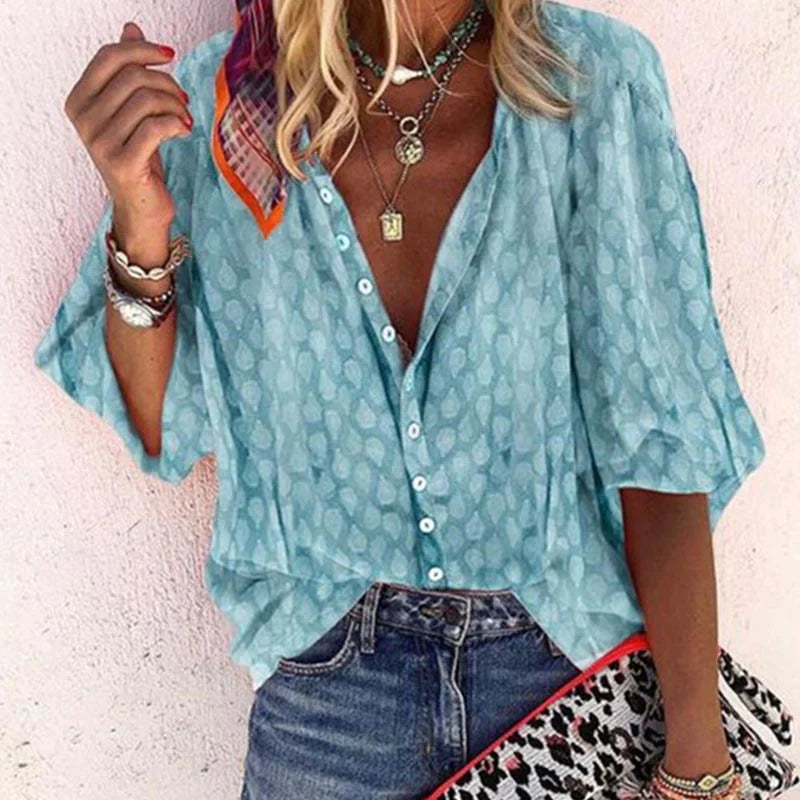 Women's Lightweight Summer Blouse — Elegant Everyday Blouse for Warm Days & Casual Occasions | Koossa