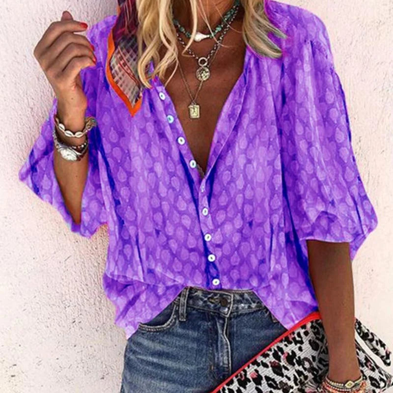 Women's Lightweight Summer Blouse — Elegant Everyday Blouse for Warm Days & Casual Occasions | Koossa