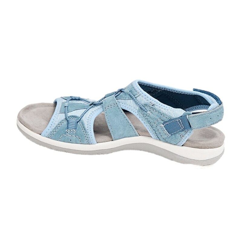 Women's Open-Toe Adjustable Strap Sandals — Comfortable Everyday Sandals with Contoured Footbed & Arch Support | Koossa