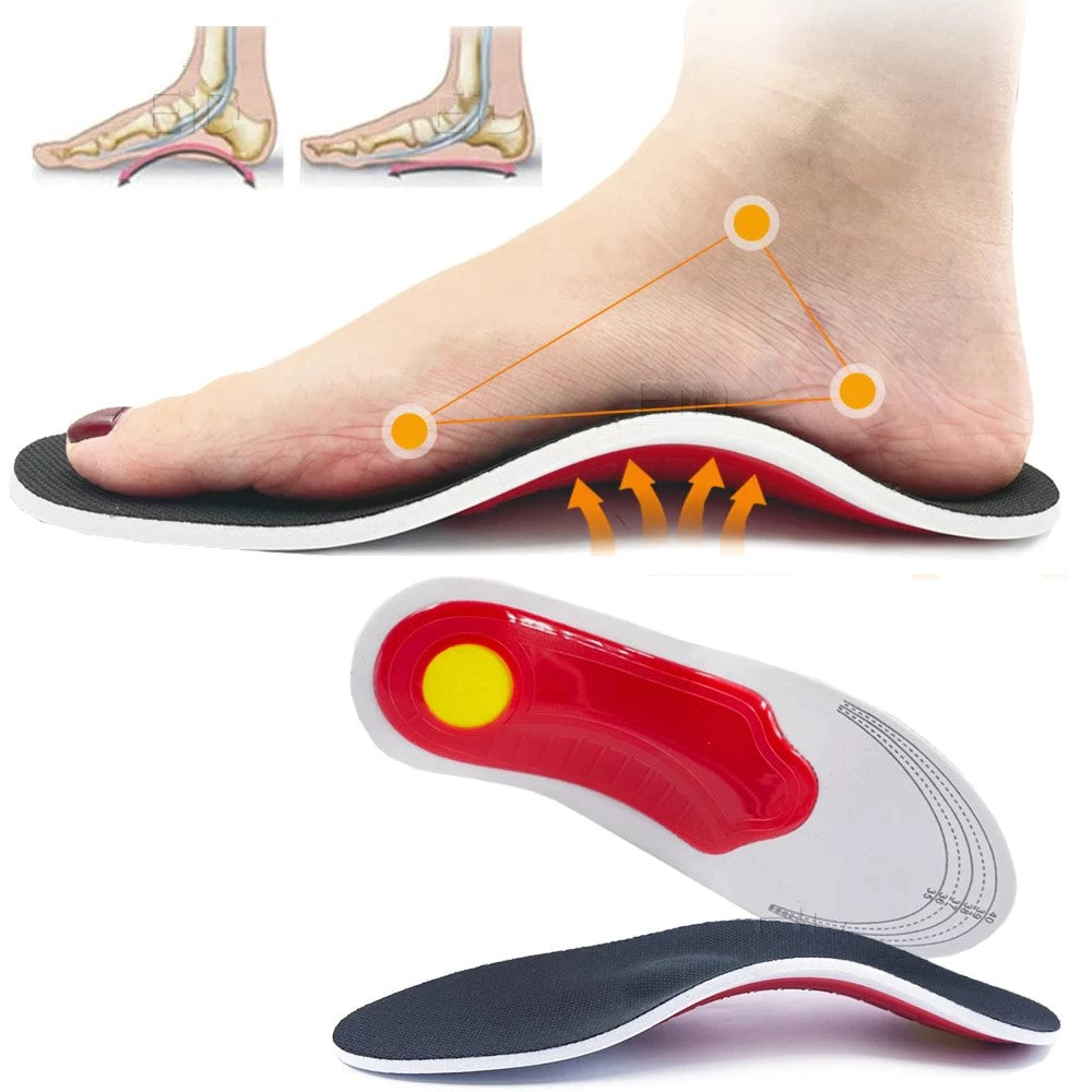 Unisex Orthotic Arch Support Insoles — Comfortable Foot Support for Everyday Wear & Active Lifestyles | Koossa