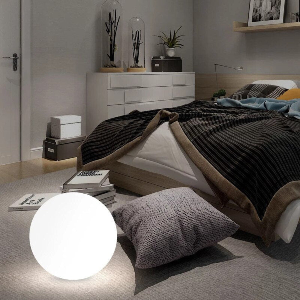 Sphère lumineuse LED rechargeable étanche multicolore ambiance pour jardin terrasse et intérieur moderne | Koossa