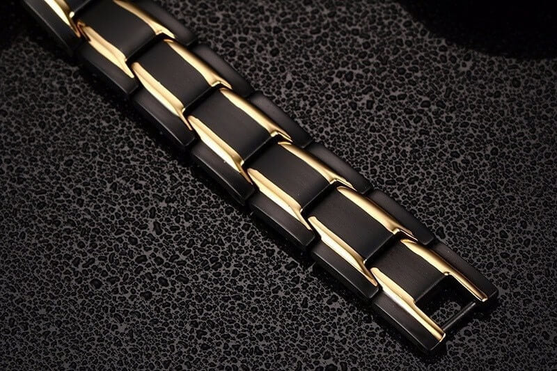 Unisex Magnetic Wellness Bracelet – Polished Chain Bracelet with Energy Detail for Everyday Confidence | Koossa