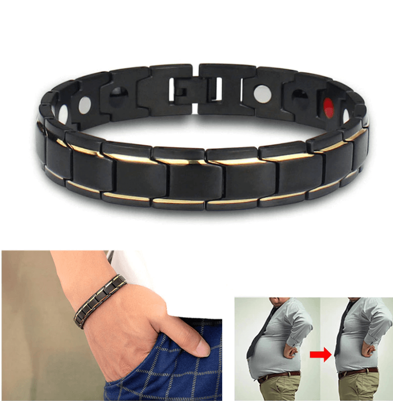 Unisex Magnetic Wellness Bracelet – Polished Chain Bracelet with Energy Detail for Everyday Confidence | Koossa