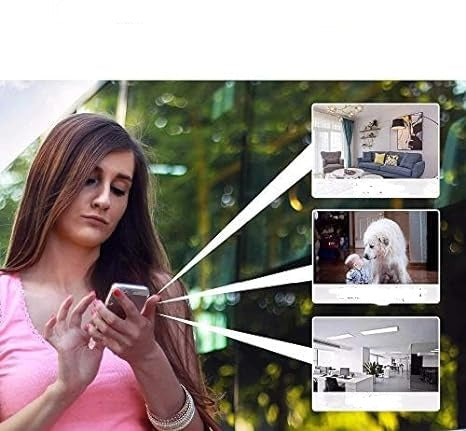Caméra de surveillance WiFi compacte 1080P Full HD intérieur extérieur détection mouvement vision nocturne IP65 | Koossa