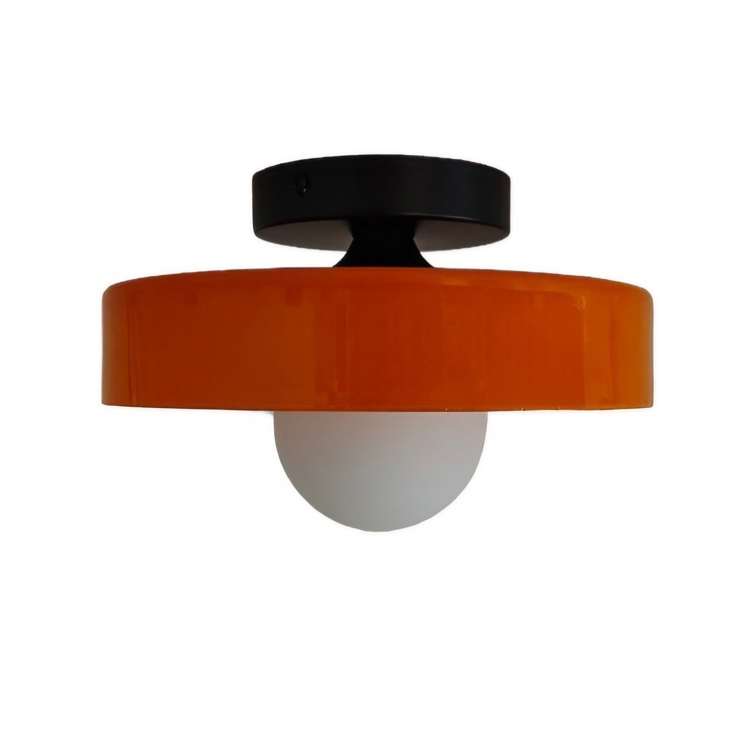 Lampe Disque Circulaire en Verre Mat Plafonnier Applique Moderne Éclairage Diffus Ambiance Salon Chambre Culot G9 | Koossa