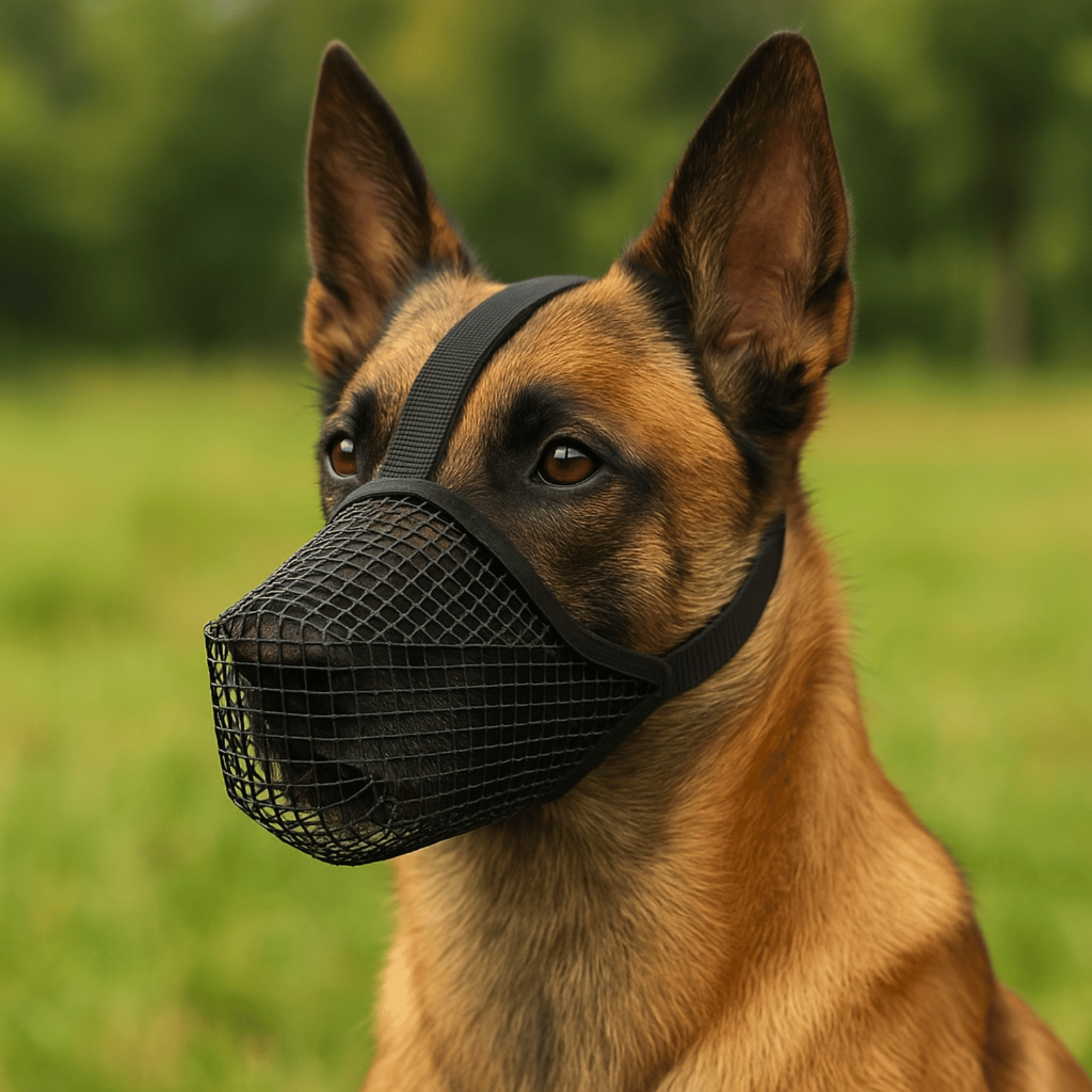 Dog Muzzle Soft Mesh Breathable Adjustable XS S M L XL Drink-Friendly Foldable Public Transport Safe | Koossa