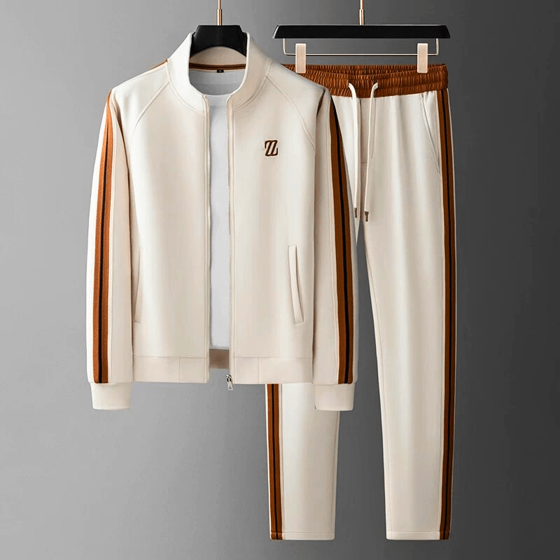 Men's Zip-Up Tracksuit in Four Versatile Colours for Active and Casual Wear | Koossa
