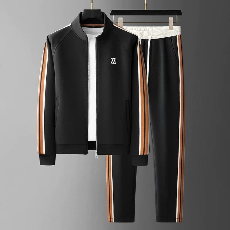Men's Zip-Up Tracksuit in Four Versatile Colours for Active and Casual Wear | Koossa